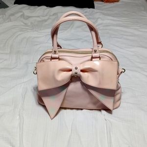 Betsey Johnson Pink Bow Handbag